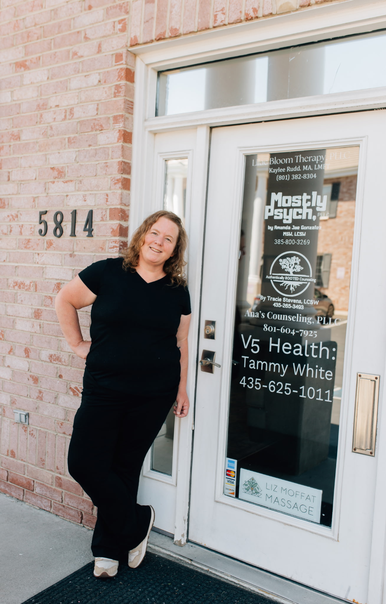 Liz Moffat Massage entrance at 5814 S 900 E in Murray, Utah